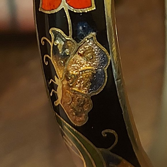 Sakura Flower Bangle & Earrings Set - Picture 16 of 16